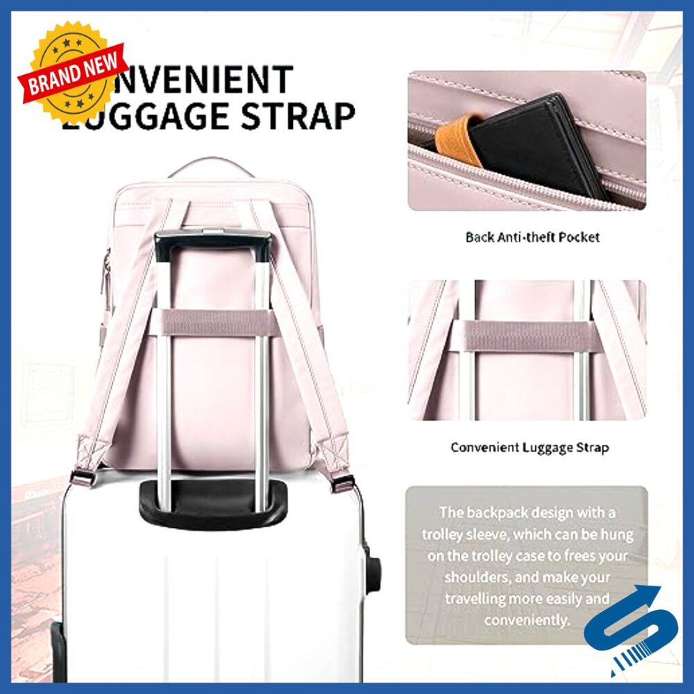 Stylish Laptop Backpack Multi-Functional Daypack … - image 4